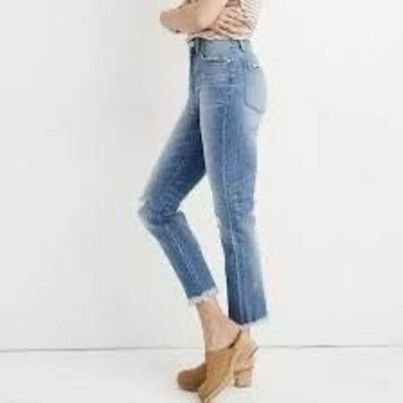 Madewell Perfect Vintage Jean in Parnell Wash Distressed Size 26 - Picture 7 of 8